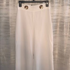 NWT ZARA WIDE LEG TROUSER PANTS